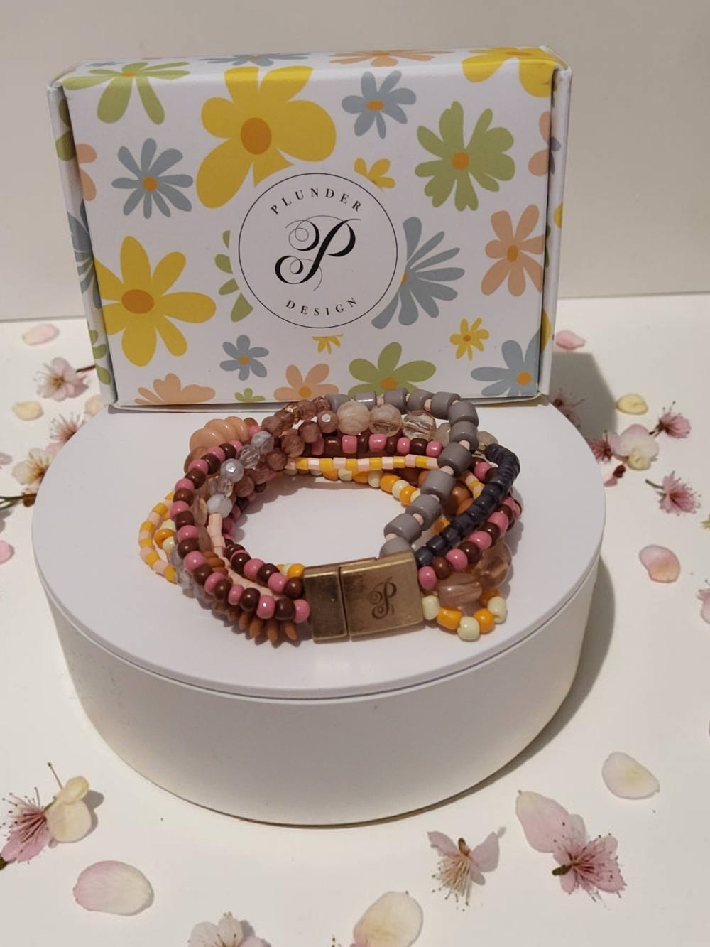 Plunder Multistrand Beaded Bracelet